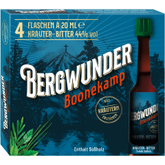 Bergwunder Boonekamp Kräuterbitter 44% vol. 4 x 20 ml 