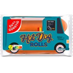 GUT&GÜNSTIG Hot Dog Rolls 250 g 