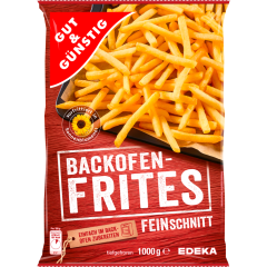 GUT&GÜNSTIG Backofen-Frites Feinschnitt 1000 g 
