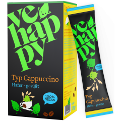 vehappy Cappuccino gesüsst vegan Typ Hafer 8 x 16 g 