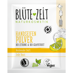 BLÜTEZEIT Handseifen Pulver Bio-Zitrone & Bio-Grapefruit 20 g 