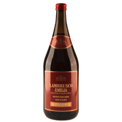 Basiola Lambrusco Roter Perlwein aus Italien 1,5 l 