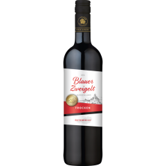 Wein-Genuss Blauer Zweigelt Österreich Qualitätswein rot 0,75 l 