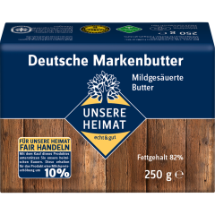 Unsere Heimat Deutsche Markenbutter 250 g 
