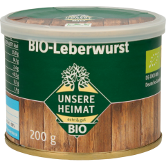 Unsere Heimat Bio Leberwurst Naturland 200 g 