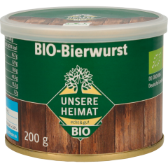 Unsere Heimat Bio Bierwurst Naturland 200 g 