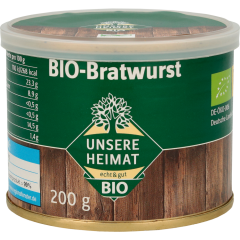 Unsere Heimat Bio Bratwurst Naturland 200 g 