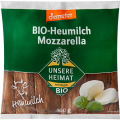 Unsere Heimat Demeter BIO-Heumilch Mozzarella 45 % 100 g 