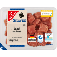 GUT & GÜNSTIG Schweinegulasch 500 g 