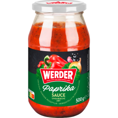 WERDER Paprika Sauce 500 g 