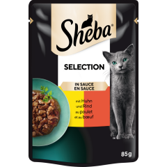 Sheba Selection in Sauce mit Huhn & Rind 85 g 