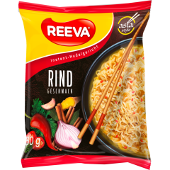 Reeva Instant Nudeln Rind Geschmack 60 g 