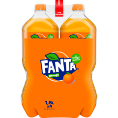 Fanta Orangenlimonade - 4-Pack 4 x 1,5 l 