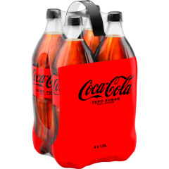 Coca-Cola Zero Sugar - 4-Pack 4 x 1,5 l 