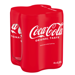 Coca-Cola Original Taste - 4-Pack 4 x 0,33 l 