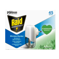 Raid Essentials Mücken-Stecker 45 Nächte Original 23 ml 