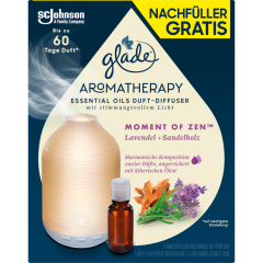 glade Aromatherapy Essential Oils Duft-Diffuser Starter Moment of Zen 17,4 ml 