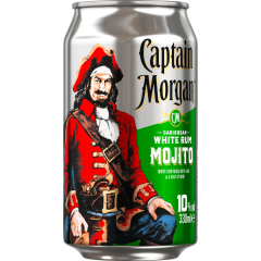 Captain Morgan White Rum Mojito 10 % vol. 0,33 l 