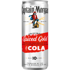 Captain Morgan Original Spiced Gold & Cola 10 % vol. 0,25 l 