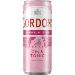 GORDON'S Premium Pink Distilled Gin & Tonic 10 % vol. 0,25 l 