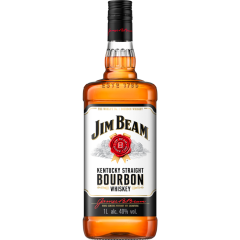 Jim Beam Kentucky Straight Bourbon Whiskey 40 % vol. 1 l 