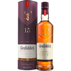 Glenfiddich Single Malt Scotch Whisky 15 Years Old 40 % vol. 0,7 l 