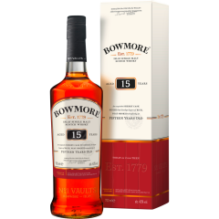 BOWMORE Islay Single Malt Scotch Whisky 15 Years Old 43 % vol. GP 0,7 l 