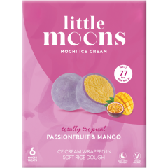 Little Moons Mochi Eis Tropical Mango & Passionsfrucht 6 x 32 g 