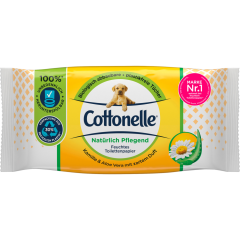 Cottonelle Feuchtes Toilettenpapier Natürlich Pflegend Kamille & Aloe Vera 42 Stück 