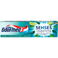 Odol-med3 Senses Revitalising Eukalyptus, Limette & Minze Zahncreme 75 ml 