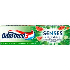 Odol-med3 Senses Refreshing Wassermelone, Gurke & Minze Zahncreme 75 ml 