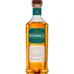 BUSHMILLS Single Malt Irish Whiskey 10 Jahre 40 % vol. 0,7 l 