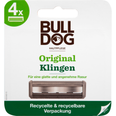 Bulldog Original Rasierklingen 4 Stück 