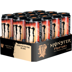 Monster Rehab Tea + Peach - Tray 12 x 0,5 l 