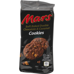 Mars Soft Baked Double Chocolate & Caramel Cookies 162 g 