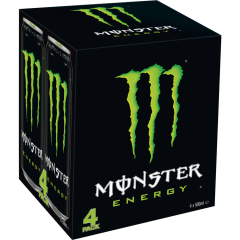 Monster Energydrink - 4-Pack 4 x 0,5 l 
