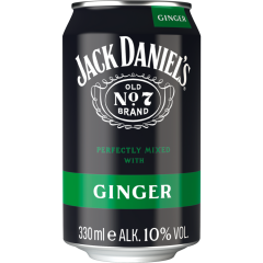 Jack Daniel's WHISKY & GINGER 10 % vol. 0,33 l 