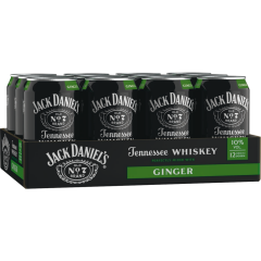 Jack Daniel's Ginger 10 % vol. - Tray 12 x 0,33 l 