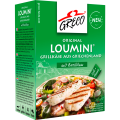 Greco Original Loumini mit Basilikum 43% Fettstufe 200 g 