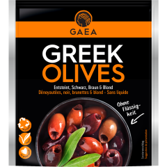 Gaea Greek Olives Kalamata Oliven ohne Stein 150 g 