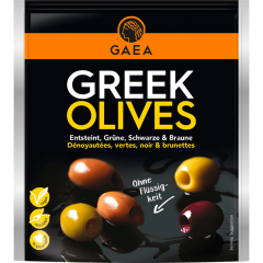GAEA Greek Olives ohne Stein Zitrone Basilikum 150 g 