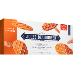 Jules Destrooper Feine Butterwaffeln Salted Caramel 100 g 