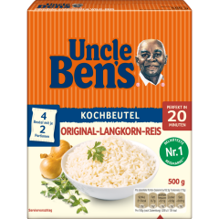 Uncle Ben's Spitzen-Langkorn-Reis 20 Minuten Kochbeutel 500 g 