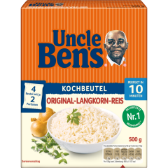 Uncle Ben's Spitzen-Langkorn-Reis 10 Minuten Kochbeutel 500 g 