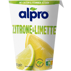 alpro Soja-Joghurtalternative Limette-Zitrone 400 g 