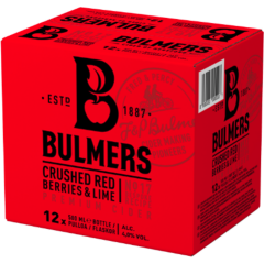 BULMERS Crushed Red Berries & Lime Cider - Karton 12 x 0,5 l 