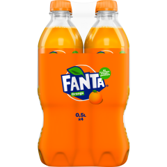 Fanta Orange - 4-Pack 4 x 0,5 l 