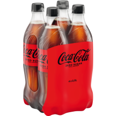 Coca-Cola Zero Sugar - 4-Pack 4 x 0,5 l 