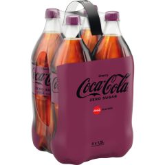 Coca-Cola Zero Sugar Cherry - 4-Pack 4 x 1,5 l 