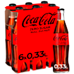 Coca-Cola Zero - 6-Pack 6 x 0,33 l 